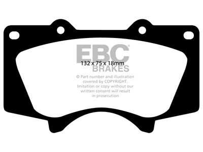 EBC Brakes Extra Duty Brake Pad Sets Fronts Only - ED91657
