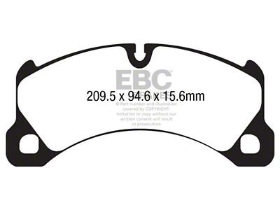EBC Brakes Yellowstuff Brake Pad Sets Fronts Only - DP42162R