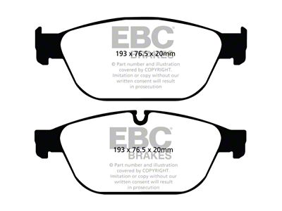 EBC Brakes Yellowstuff Brake Pad Sets Fronts Only - DP42087R