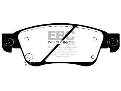 EBC Brakes Redstuff Brake Pad Sets Fronts Only - DP31807C