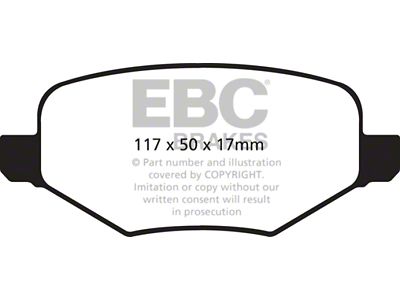 EBC Brakes Ultimax2 Brake Pad Sets Rears Only - UD1377