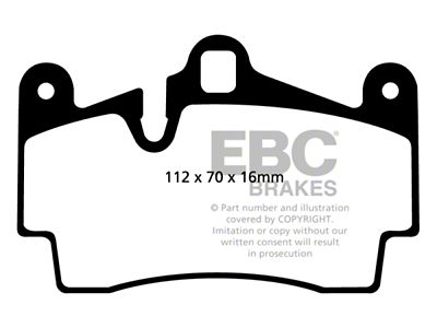 EBC Brakes Yellowstuff Brake Pad Sets Rears Only - DP41474R