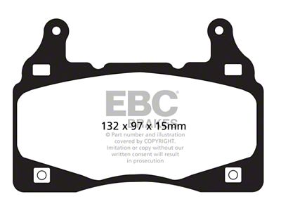EBC Brakes Redstuff Brake Pad Sets Fronts Only - DP31895C