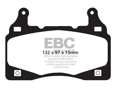 EBC Brakes Bluestuff Brake Pad Sets Fronts Only - DP51895NDX
