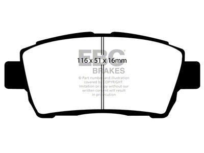 EBC Brakes Redstuff Brake Pad Sets Fronts Only - DP31295C