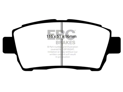 EBC Brakes Ultimax2 Brake Pad Sets Fronts Only - UD822