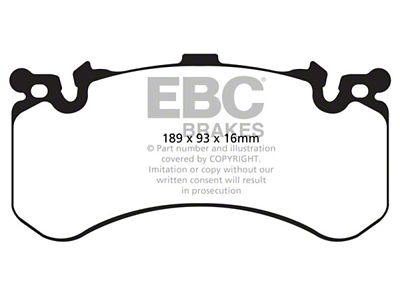 EBC Brakes Yellowstuff Brake Pad Sets Fronts Only - DP42158R