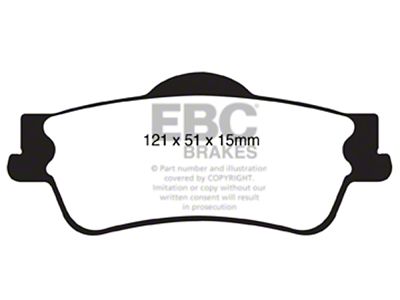 EBC Brakes Redstuff Brake Pad Sets Rears Only - DP31834C