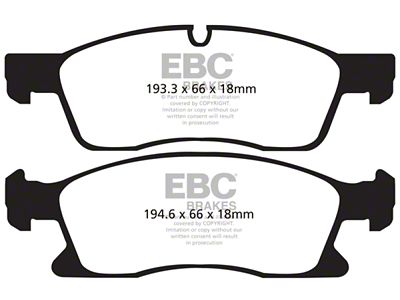 EBC Brakes Extra Duty Brake Pad Sets Fronts Only - ED91871