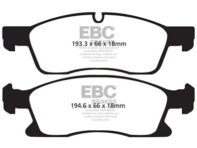 EBC Brakes Greenstuff Brake Pad Sets Fronts Only - DP61871