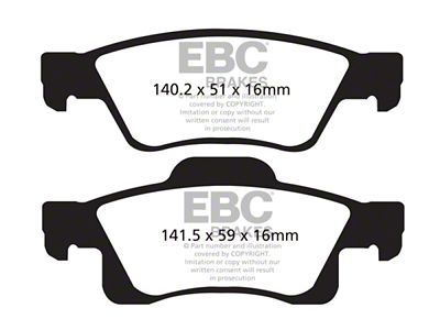 EBC Brakes Greenstuff Brake Pad Sets Rears Only - DP61872