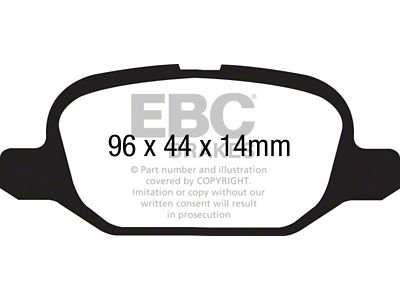 EBC Brakes Redstuff Brake Pad Sets Rears Only - DP31880C