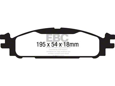 EBC Brakes Greenstuff Brake Pad Sets Fronts Only - DP61873