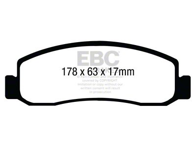 EBC Brakes Greenstuff Brake Pad Sets Fronts Only - DP61898