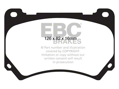 EBC Brakes Ultimax2 Brake Pad Sets Fronts Only - UD1396