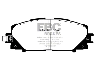 EBC Brakes Greenstuff Brake Pad Sets Fronts Only - DP21817/2