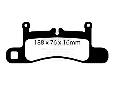 EBC Brakes Bluestuff Brake Pad Sets Rears Only - DP52098NDX