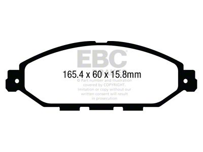 EBC Brakes Yellowstuff Brake Pad Sets Fronts Only - DP43010R