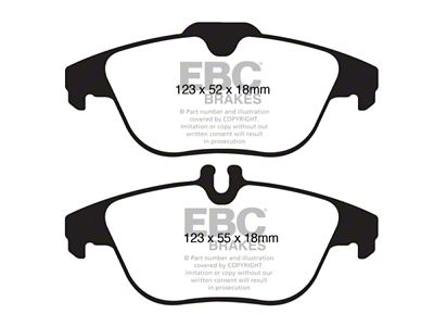 EBC Brakes Ultimax2 Brake Pad Sets Rears Only - UD1341