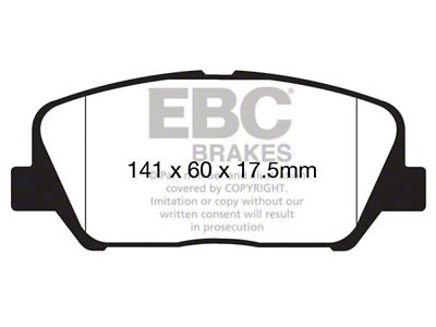 EBC Brakes Yellowstuff Brake Pad Sets Fronts Only - DP42172R