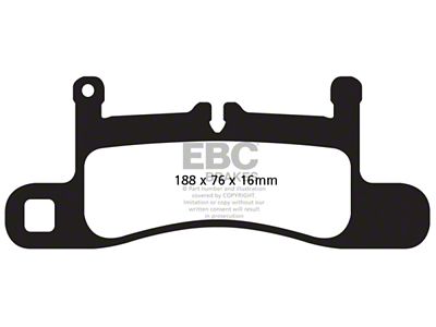 EBC Brakes Yellowstuff Brake Pad Sets Rears Only - DP42098R