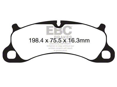 EBC Brakes Yellowstuff Brake Pad Sets Fronts Only - DP42144R