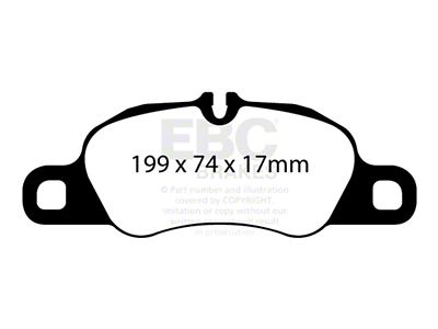 EBC Brakes Bluestuff Brake Pad Sets Fronts Only - DP52057NDX