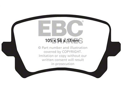 EBC Brakes Bluestuff Brake Pad Sets Rears Only - DP52004NDX