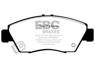 EBC Brakes Yellowstuff Brake Pad Sets Fronts Only - DP4891R