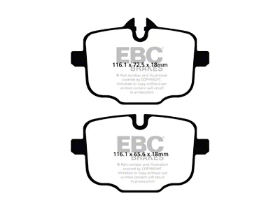 EBC Brakes Redstuff Brake Pad Sets Rears Only - DP32089C