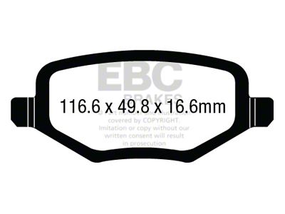 EBC Brakes Ultimax2 Brake Pad Sets Rears Only - UD1657