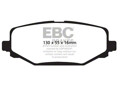 EBC Brakes Yellowstuff Brake Pad Sets Rears Only - DP41889R