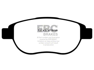 EBC Brakes Ultimax2 Brake Pad Sets Fronts Only - UD1618