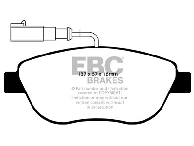 EBC Brakes Yellowstuff Brake Pad Sets Fronts Only - DP41383R