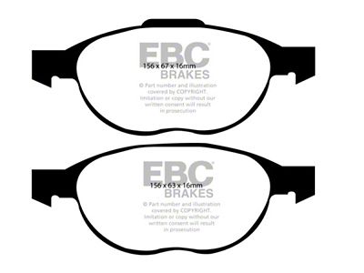 EBC Brakes Ultimax2 Brake Pad Sets Fronts Only - UD1044