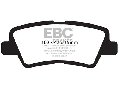 EBC Brakes Ultimax2 Brake Pad Sets Rears Only - UD1544