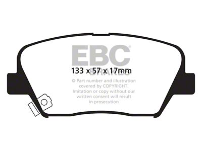 EBC Brakes Redstuff Brake Pad Sets Fronts Only - DP31863C