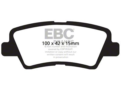 EBC Brakes Yellowstuff Brake Pad Sets Rears Only - DP41875R