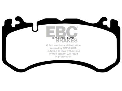 EBC Brakes Yellowstuff Brake Pad Sets Fronts Only - DP41939R