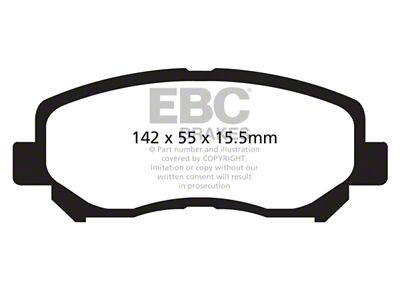 EBC Brakes Greenstuff Brake Pad Sets Fronts Only - DP22134
