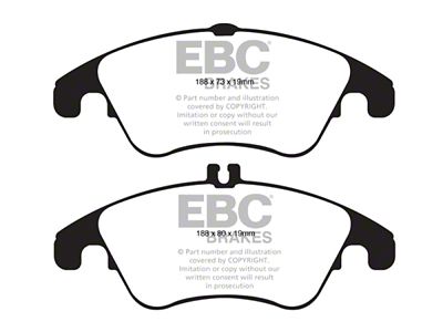 EBC Brakes Yellowstuff Brake Pad Sets Fronts Only - DP41991R