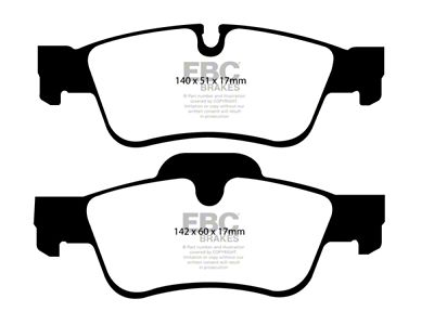 EBC Brakes Redstuff Brake Pad Sets Rears Only - DP31593C