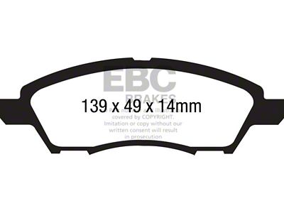 EBC Brakes Ultimax2 Brake Pad Sets Fronts Only - UD1592