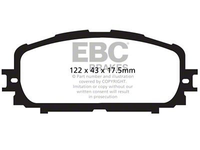 EBC Brakes Ultimax2 Brake Pad Sets Fronts Only - UD1628