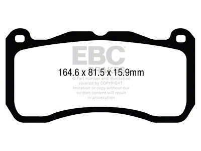 EBC Brakes Bluestuff Brake Pad Sets Fronts Only - DP53013NDX