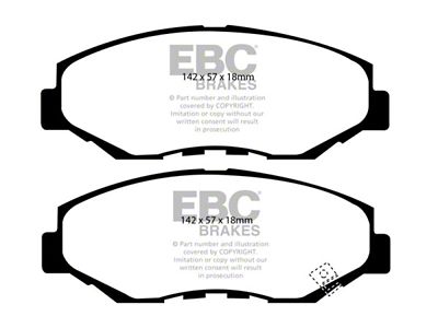EBC Brakes Redstuff Brake Pad Sets Fronts Only - DP31655C