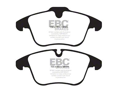 EBC Brakes Yellowstuff Brake Pad Sets Fronts Only - DP41911R