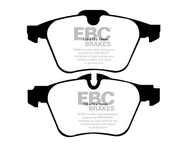 EBC Brakes Yellowstuff Brake Pad Sets Fronts Only - DP41912R