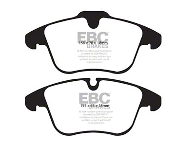 EBC Brakes Bluestuff Brake Pad Sets Fronts Only - DP51911NDX