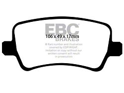 EBC Brakes Yellowstuff Brake Pad Sets Rears Only
